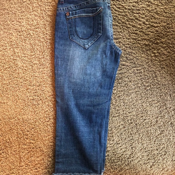 Junior size 13 cropped cuffed jeans - Picture 2 of 6